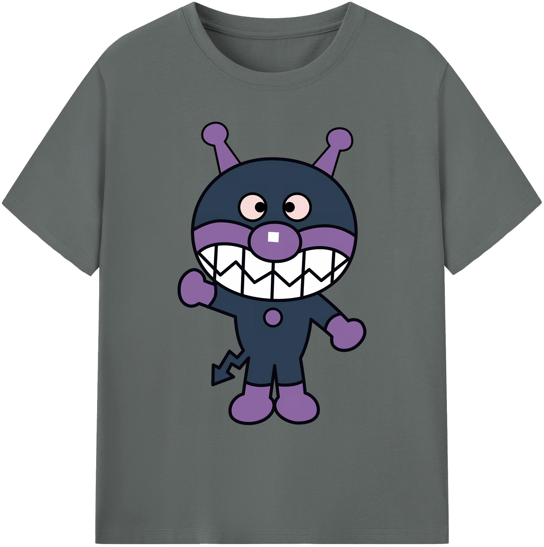 （画像用） アンパンマン Anpanman 綿100％ メンズ半袖Tシャツ｜肌触りやわらか＆通気性